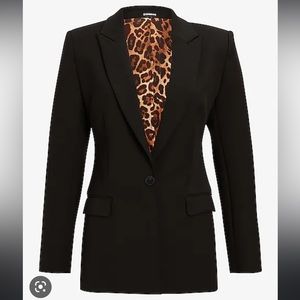 Express one button hourglass black Blazer, Size Small.
